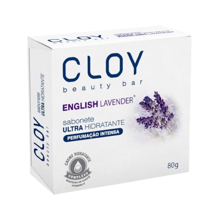 Sabonete Cloy Beauty Ultra Hidratante English Lavander 80g