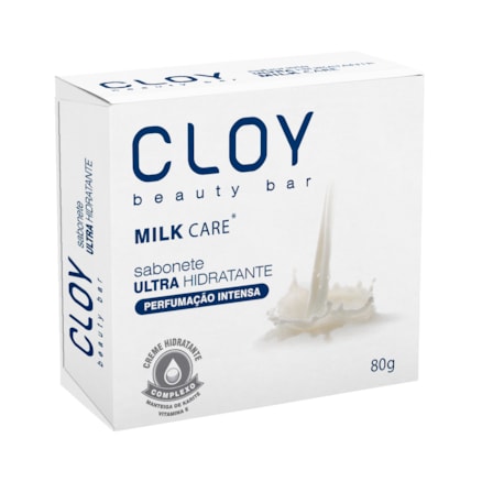 Sabonete Cloy Beauty Ultra Hidratante Milk Care 80g