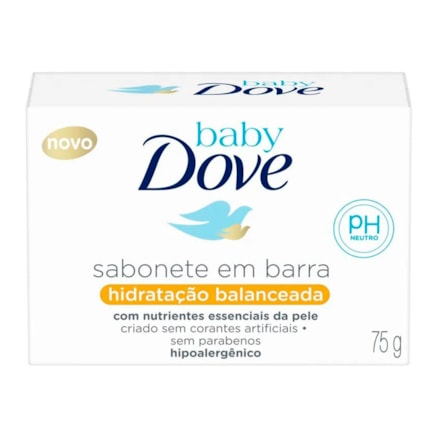 Sabonete Dove Baby Hidratação Balanceada Glicerinada 75g