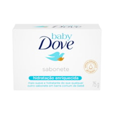 Sabonete Dove Baby Hidratação Enriquecida 24h 75g