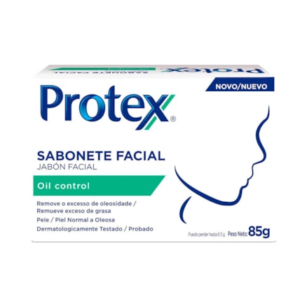 Sabonete Facial Protex Oil Control Limpeza Profunda 85g