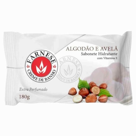 Sabonete Farnese Algodão E Avelã Hidratante 180g