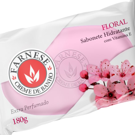 Sabonete Farnese Floral Hidratante 180g