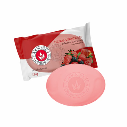 Sabonete Farnese Frutas Vermelhas Extra Perfumado 180g