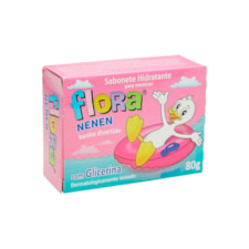 Sabonete Flora Nenen Rosa Glicerinado 80g