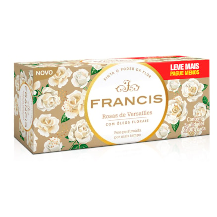 Sabonete Francis Rosa De Versailes 5 Und 90g