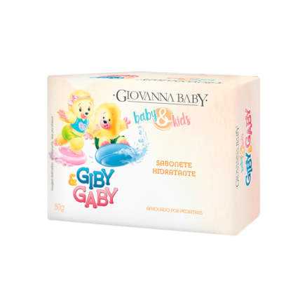 Sabonete Giby Giovanna Baby Rosa Extrato Algodão 80g