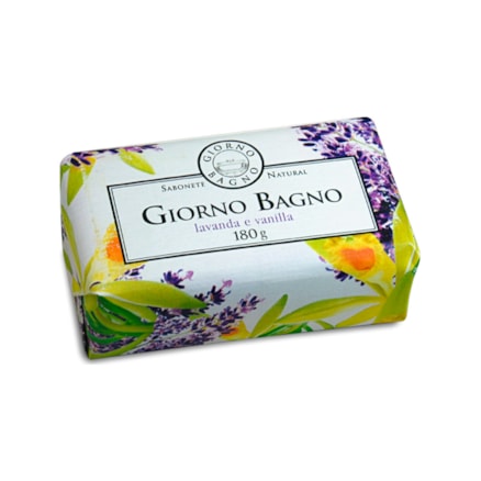 Sabonete Giorno Bagno Lavanda E Vanilla Aroma Natural 180g