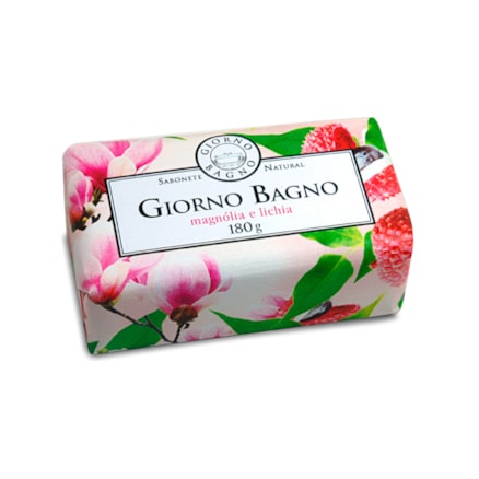 Sabonete Giorno Bagno Magnolia E Lichia Aroma Natural 180g