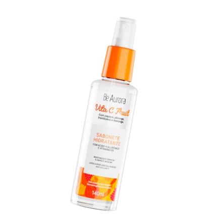 Sabonete Hidratante 140ml + Esfoliante Renovador 75g + Elixir Noturno Be Aurora Vita C Fruit 30ml