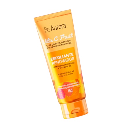 Sabonete Hidratante 140ml + Esfoliante Renovador 75g + Elixir Noturno Be Aurora Vita C Fruit 30ml