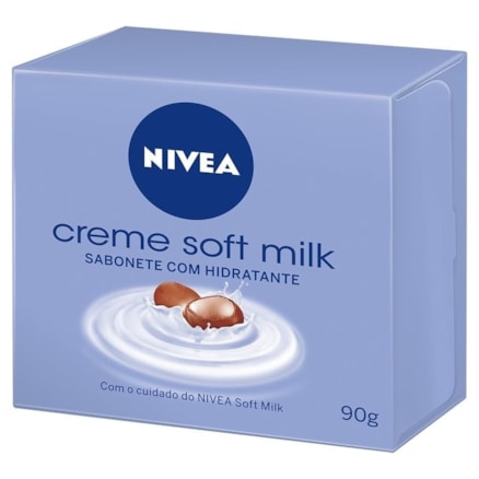 Sabonete Hidratante Nivea Creme Soft Milk 90g