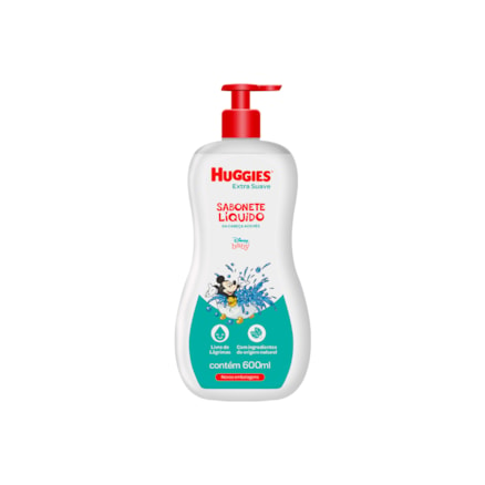 Sabonete Huggies Líquido Extra Suave 600ml