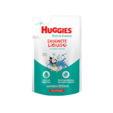 Sabonete Huggies Líquido Refil Extra Suave 200ml