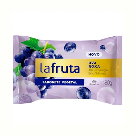 Sabonete La Fruta Uva Roxa Alta Perfumação Hidratação 180g