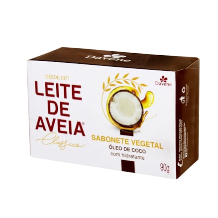 Sabonete Liete De Aveia Davene Óleo De Coco 90g