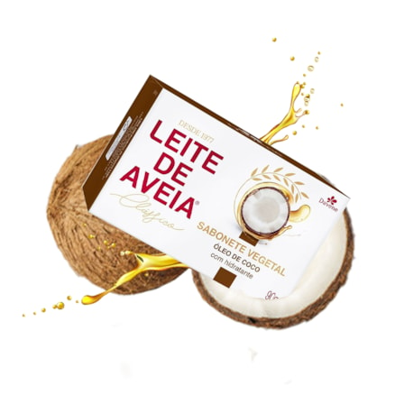 Sabonete Liete De Aveia Davene Óleo De Coco 90g