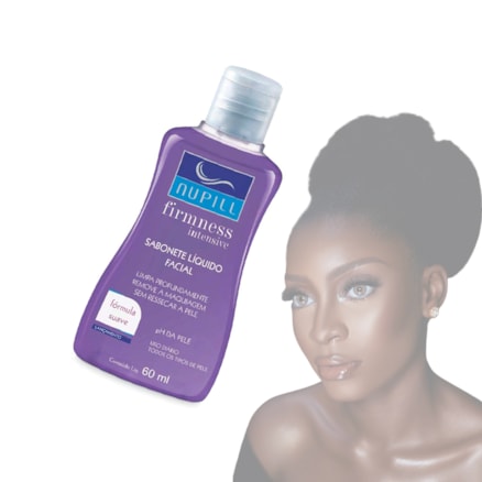 Sabonete Líq Facial Nupill Firmness Fórmula Suave Roxo 60ml