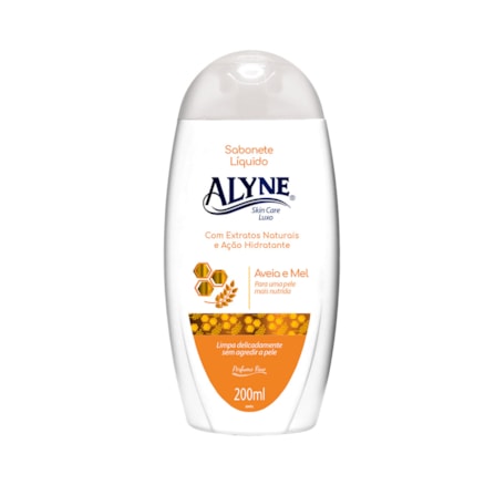 Sabonete Líquido Alyne Aveia E Mel Perfume Fino 200ml