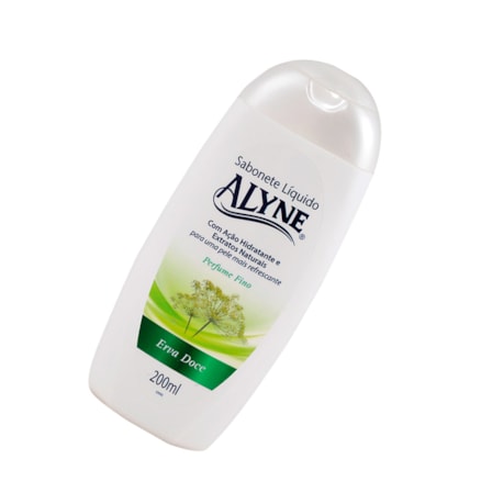 Sabonete Líquido Alyne Erva Doce Sensação Refrescante 200ml