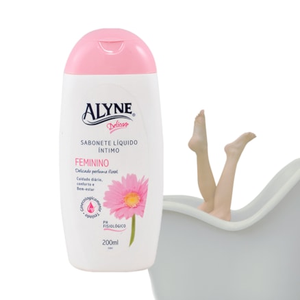 Sabonete Líquido Alyne Intimus Delicado Perfume Floral 200ml