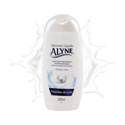 Sabonete Líquido Alyne Proteína Leite Extrato Natural 200ml