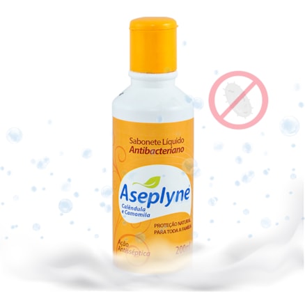 Sabonete Líquido Aseplyne Calêndula E Camomila 200ml