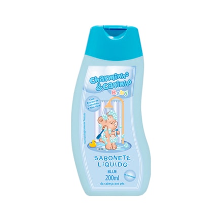 Sabonete Líquido Charminho E Carinho Azul Glicerinado 200ml