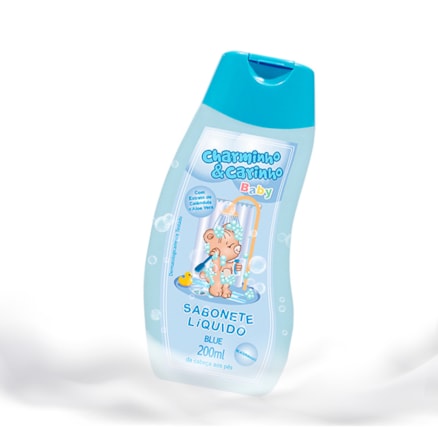 Sabonete Líquido Charminho E Carinho Azul Glicerinado 200ml