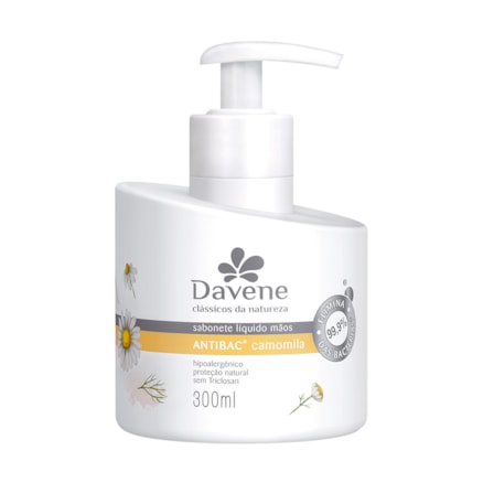 Sabonete Líquido Davene Camomila Frescor Suavidade 300ml