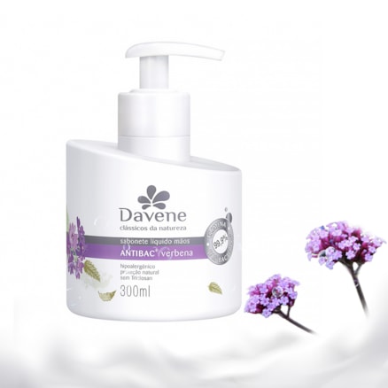 Sabonete Líquido Davene Verbena Frescor Suavidade 300ml