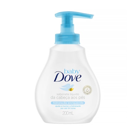 Sabonete Líquido Dove Baby Hidratação Enriquecida 200ml