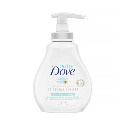 Sabonete Líquido Dove Baby Hidratação Sensível 200ml