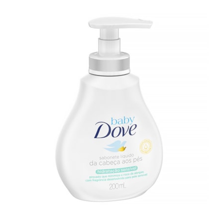 Sabonete Líquido Dove Baby Hidratação Sensível 200ml