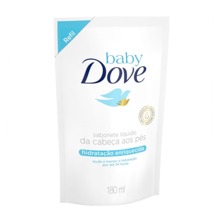 Sabonete Líquido Dove Baby Refil Hidratação 180ml