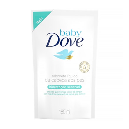 Sabonete Líquido Dove Baby Refil Hidratação Sensível 180ml