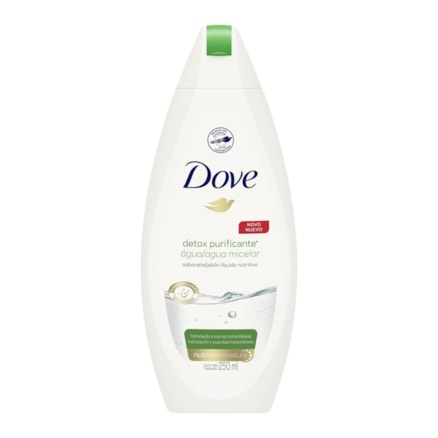 Sabonete Líquido Dove Detox Purificante Água Micelar 250ml