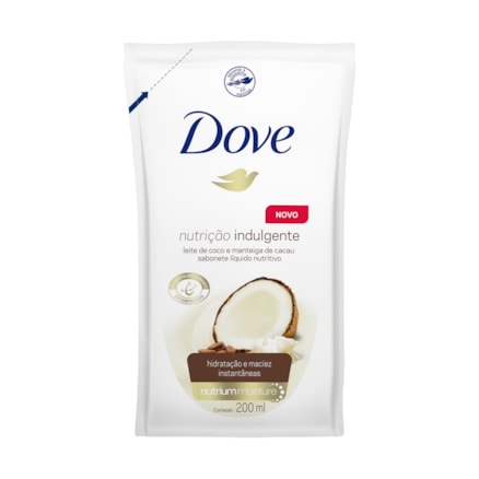 Sabonete Líquido Dove Nutrição Indulgente Refil 200ml