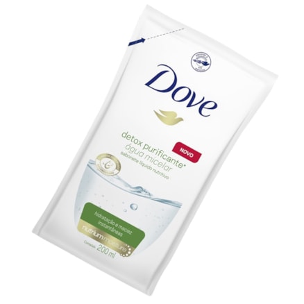 Sabonete Líquido Dove Refil Detox Elimina Impurezas 200ml