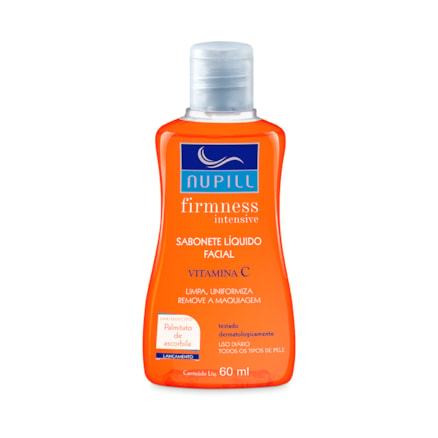 Sabonete Líquido Facial Nupill Vitamina C Fórmula Suave 60ml