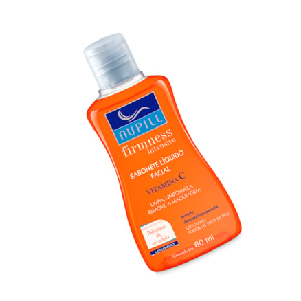 Sabonete Líquido Facial Nupill Vitamina C Fórmula Suave 60ml