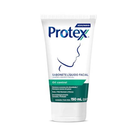 Sabonete Líquido Facial Protex Controle Da Oleosidade 150ml