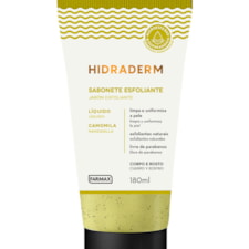 Sabonete Líquido Farmax Hidraderm Esfoliante Camomila 180g