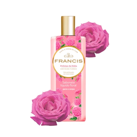 Sabonete Líquido Francis Peonias Da Italia Rosa 250ml