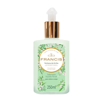 Sabonete Líquido Francis Pump Verbena Da Sicilia Verde 250ml