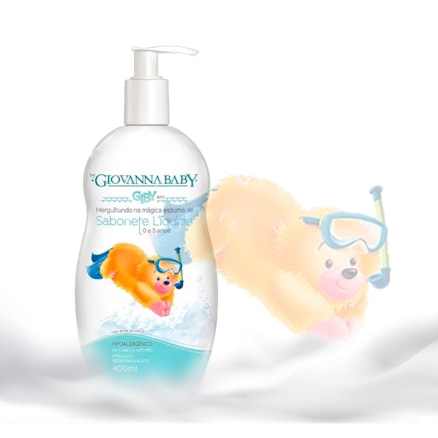 Sabonete Líquido Giby Giovanna Baby Hidratação Natural 200ml