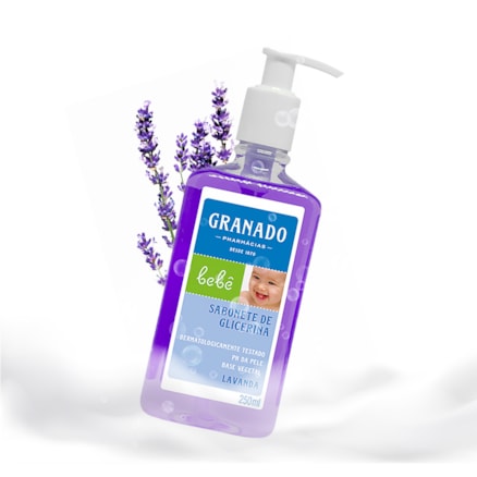 Sabonete Líquido Granado Bebê Lavanda 250ml