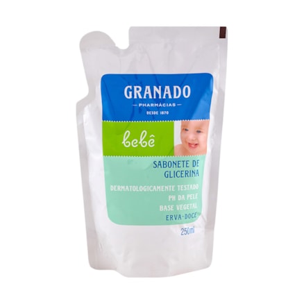 Sabonete Líquido Granado Bebê Refil Erva Doce 250ml