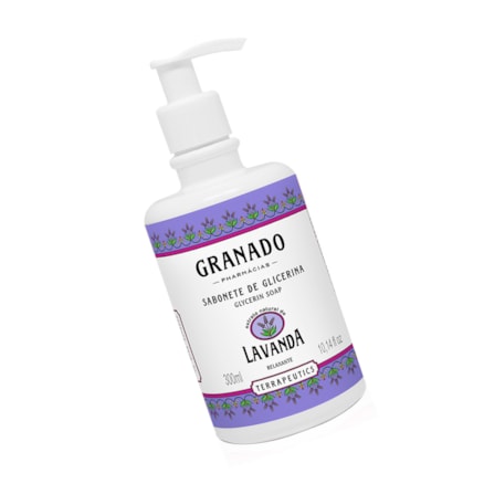 Sabonete Líquido Granado Terapêutico Lavanda Relaxante 300ml