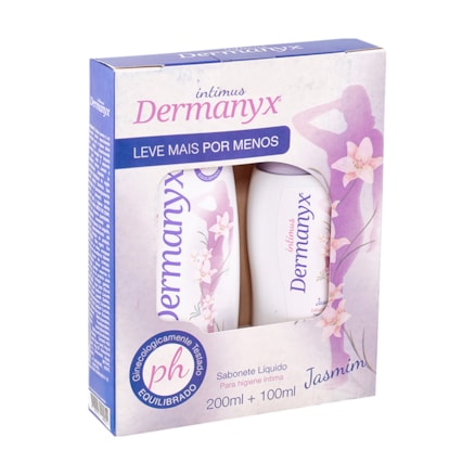 Sabonete Líquido Íntimo Dermanix + 100ml Jasmim 200ml